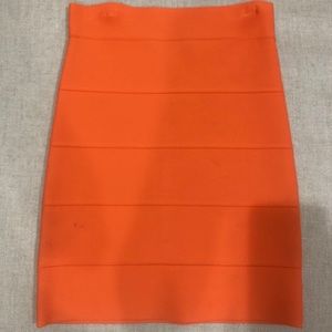 Orange BCBG skirt